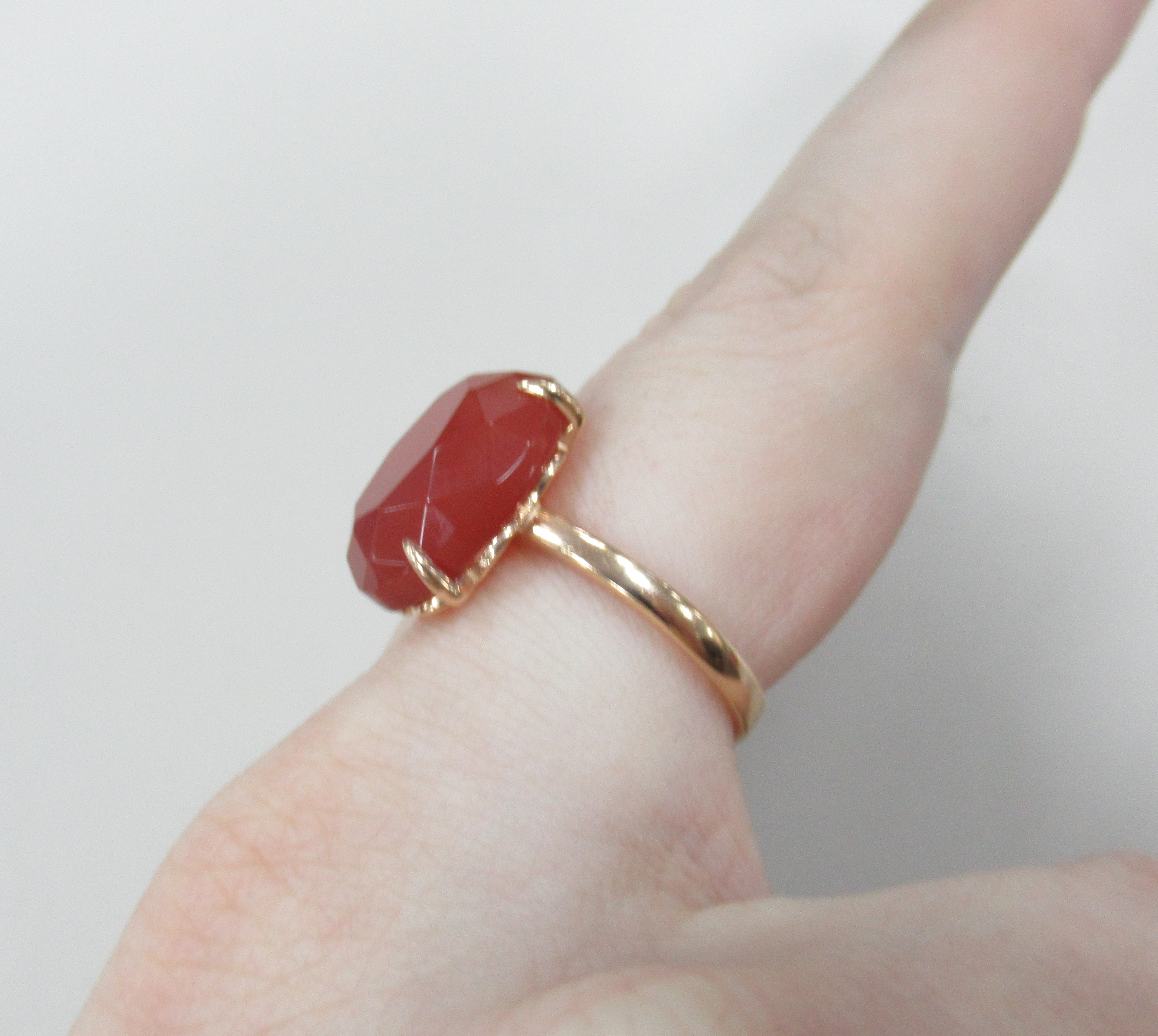 Серебряное кольцо с агатом